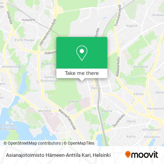 Asianajotoimisto Hämeen-Anttila Kari map