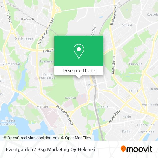 Eventgarden / Bsg Marketing Oy map