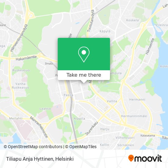Tiliapu Anja Hyttinen map