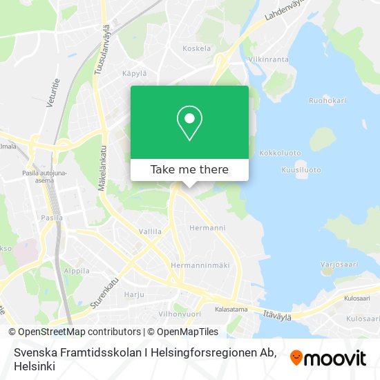 Svenska Framtidsskolan I Helsingforsregionen Ab map