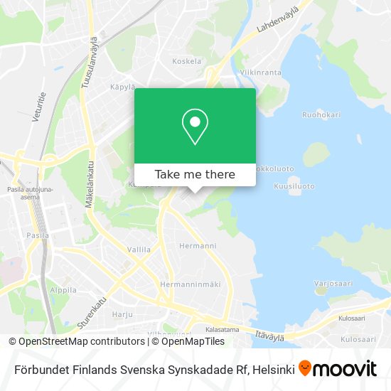 Förbundet Finlands Svenska Synskadade Rf map