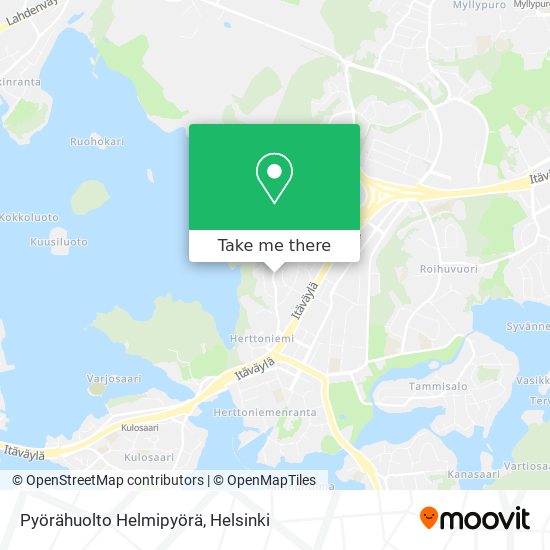 Pyörähuolto Helmipyörä map