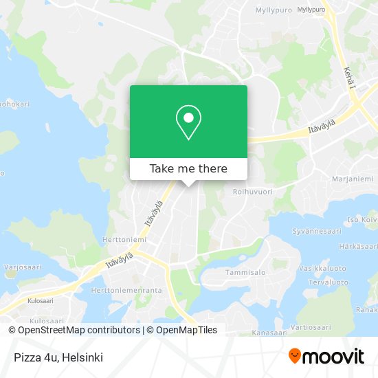 Pizza 4u map