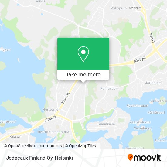 Jcdecaux Finland Oy map