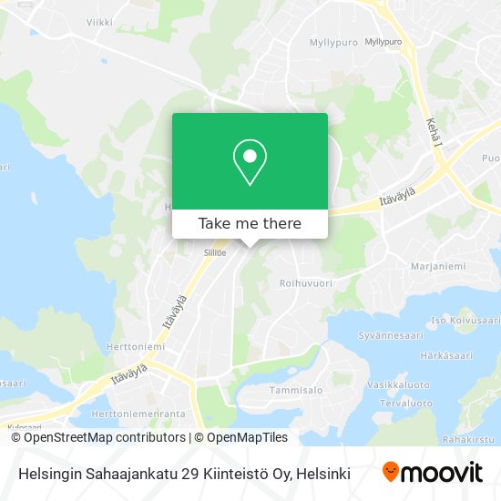 Helsingin Sahaajankatu 29 Kiinteistö Oy map