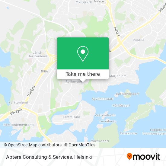 How to get to Aptera Consulting & Services in Helsinki by Bus, Metro or  Train?