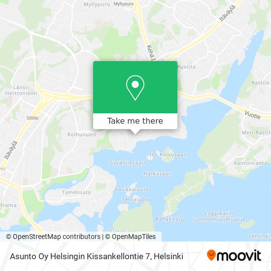 Asunto Oy Helsingin Kissankellontie 7 map