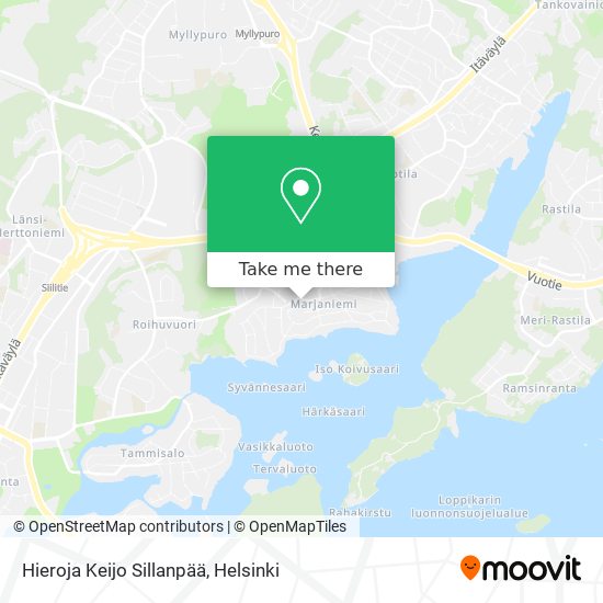 Hieroja Keijo Sillanpää map