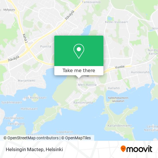 Helsingin Mactep map