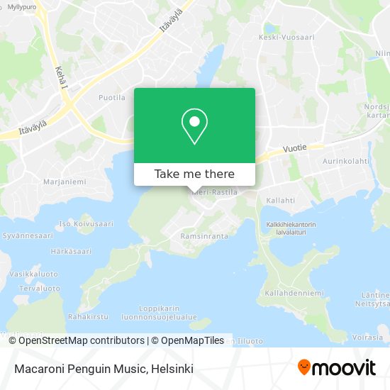 Macaroni Penguin Music map