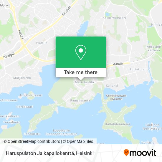 Haruspuiston Jalkapallokenttä map