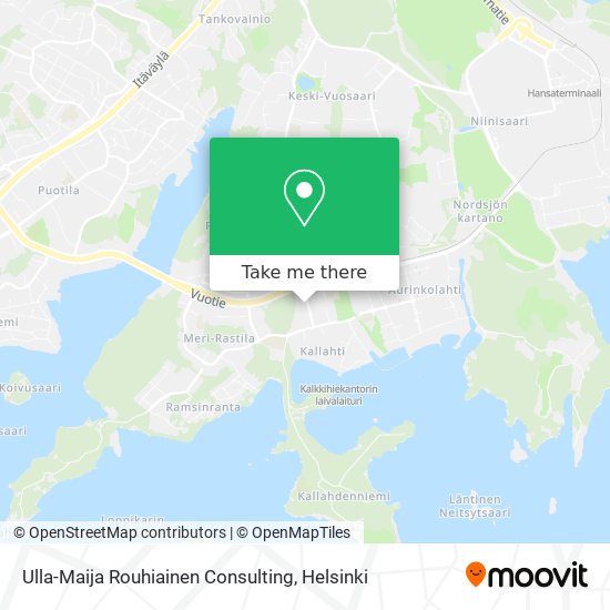 Ulla-Maija Rouhiainen Consulting map