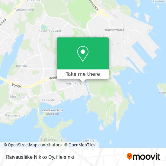 Raivausliike Nikko Oy map