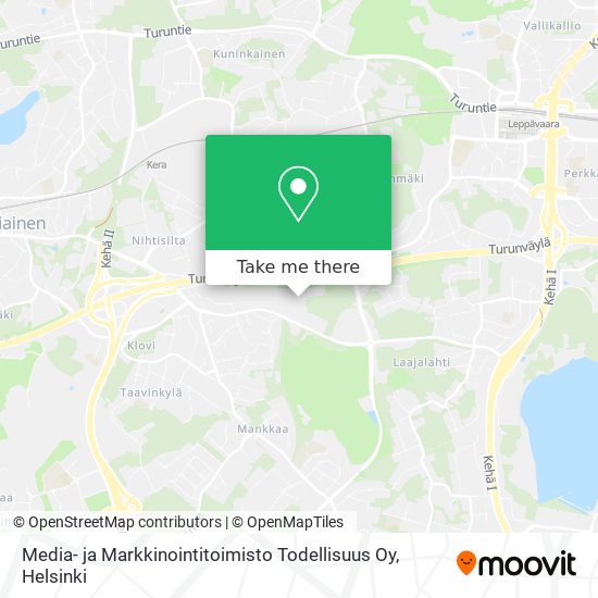 Media- ja Markkinointitoimisto Todellisuus Oy map