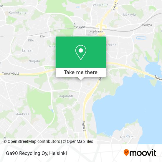 Ga90 Recycling Oy map