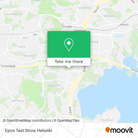 Epos Test Store map