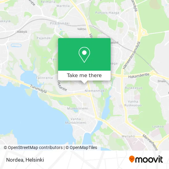 Nordea map