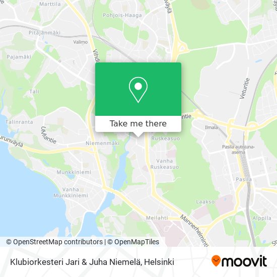 Klubiorkesteri Jari & Juha Niemelä map