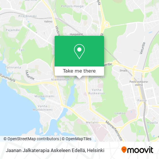 Jaanan Jalkaterapia Askeleen Edellä map
