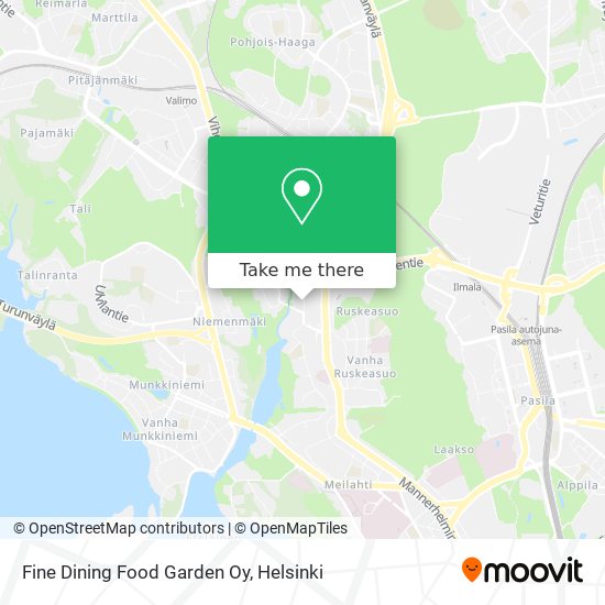 Fine Dining Food Garden Oy map