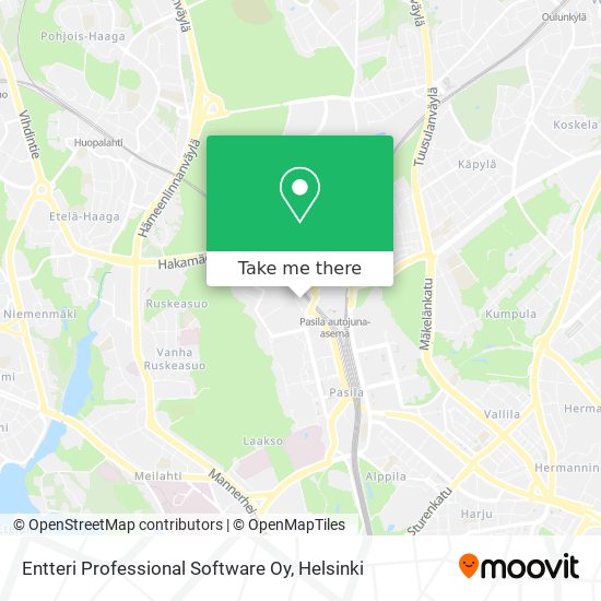 Entteri Professional Software Oy map