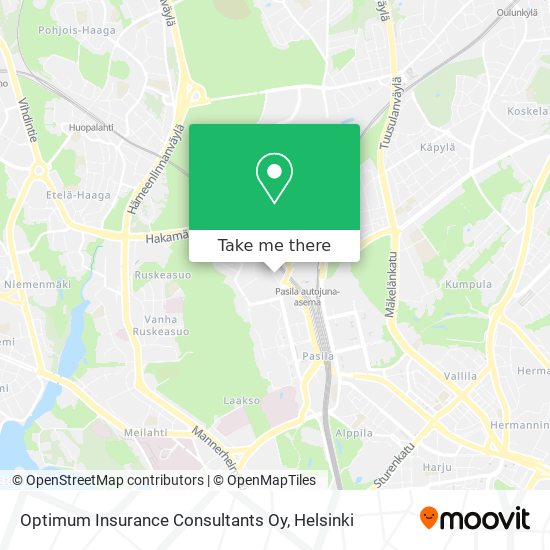 Optimum Insurance Consultants Oy map