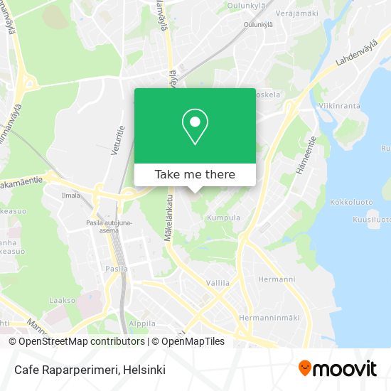 Cafe Raparperimeri map