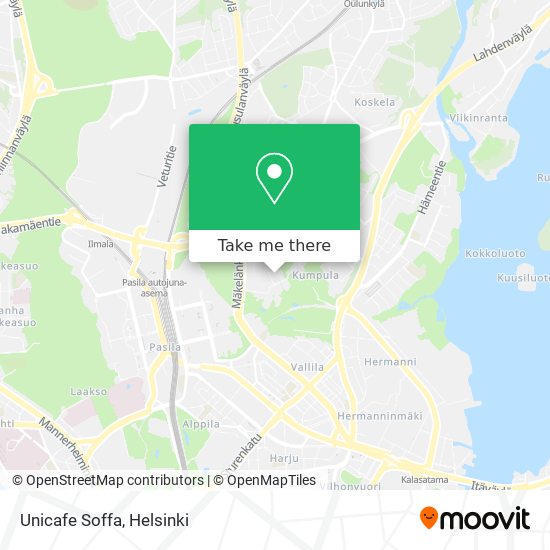 Unicafe Soffa map
