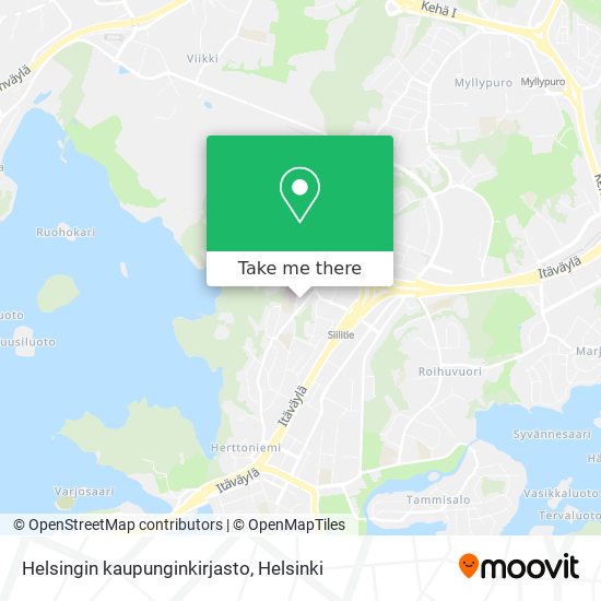 Helsingin kaupunginkirjasto map