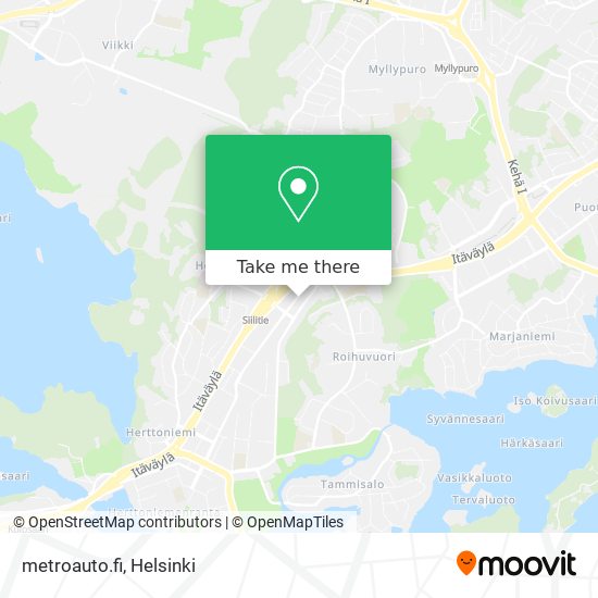 metroauto.fi map