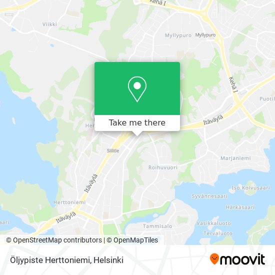 Öljypiste Herttoniemi map