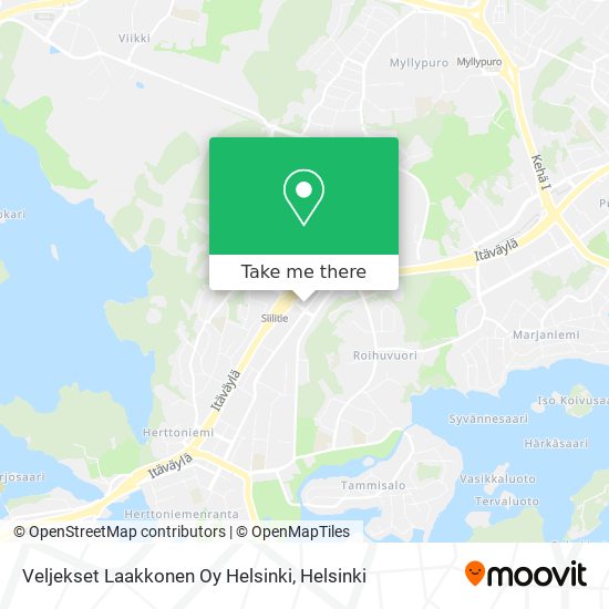 Veljekset Laakkonen Oy Helsinki map