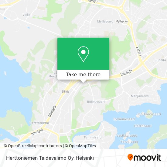 Herttoniemen Taidevalimo Oy map