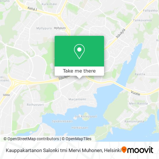 Kauppakartanon Salonki tmi Mervi Muhonen map