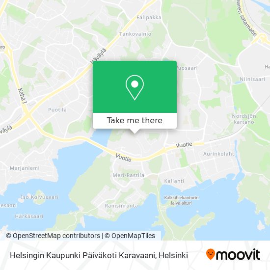 Helsingin Kaupunki Päiväkoti Karavaani map