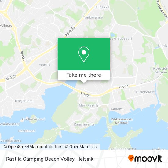 Rastila Camping Beach Volley map