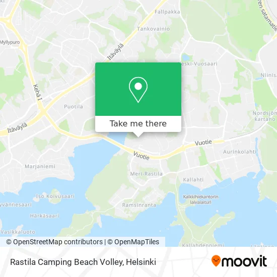 Rastila Camping Beach Volley map