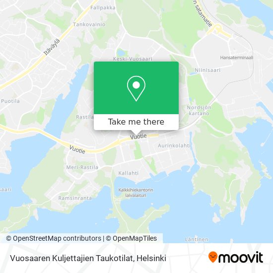 Vuosaaren Kuljettajien Taukotilat map