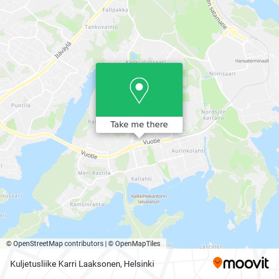 Kuljetusliike Karri Laaksonen map