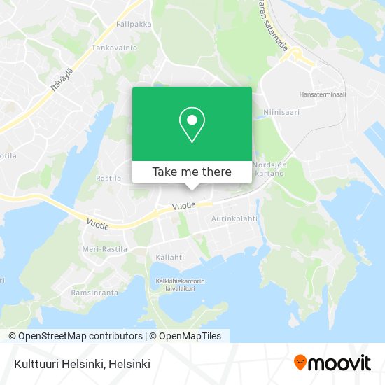 Kulttuuri Helsinki map