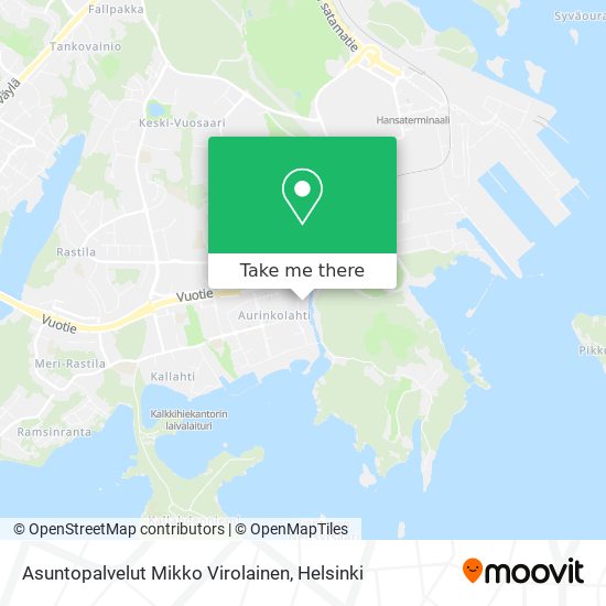 Asuntopalvelut Mikko Virolainen map