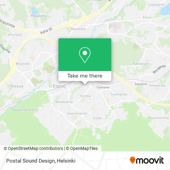 Postal Sound Design map