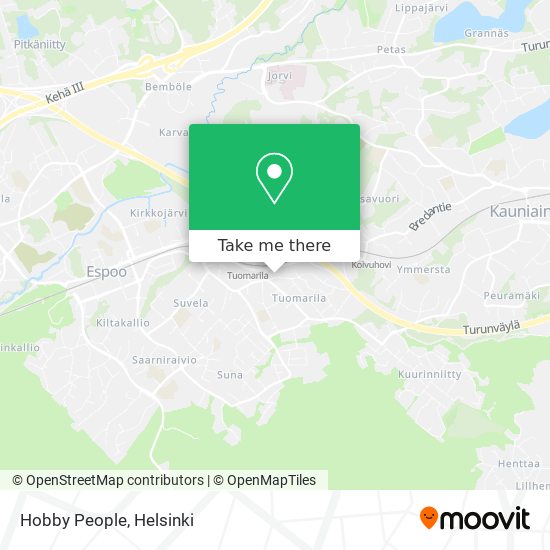 Hobby People map