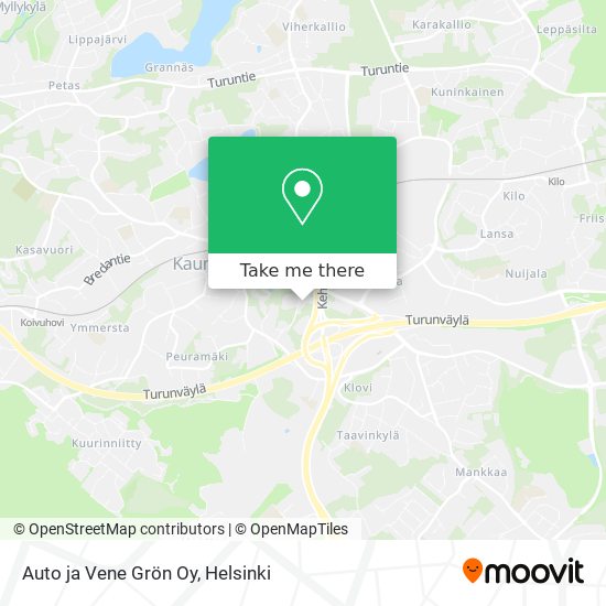 Auto ja Vene Grön Oy map