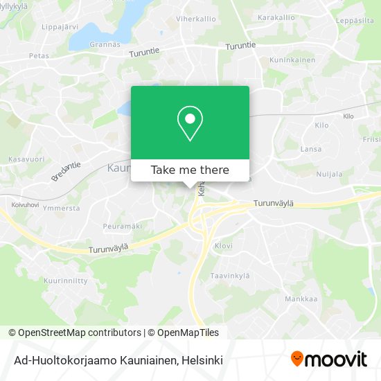 Ad-Huoltokorjaamo Kauniainen map