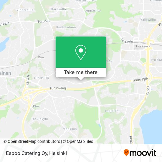 Espoo Catering Oy map