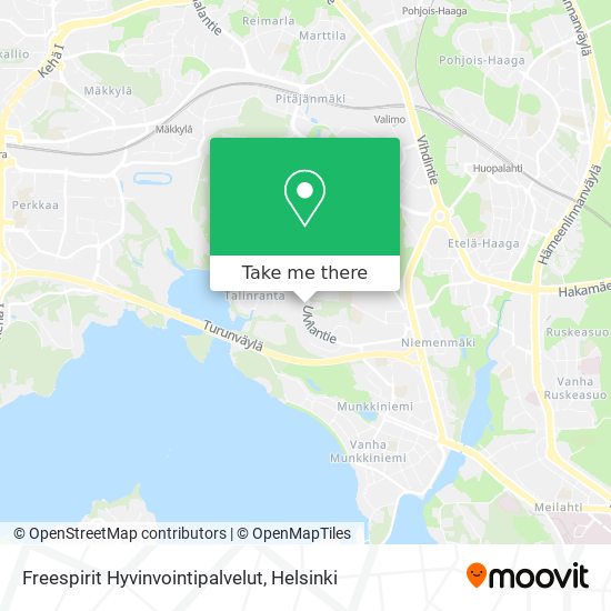 Freespirit Hyvinvointipalvelut map