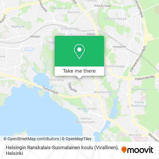 Helsingin Ranskalais-Suomalainen koulu (Virallinen) map