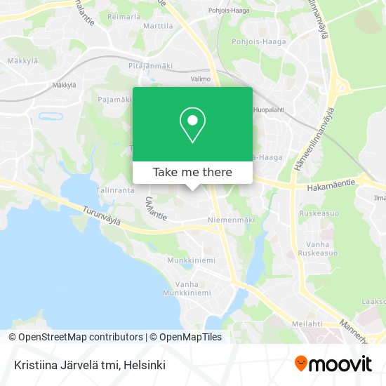 Kristiina Järvelä tmi map