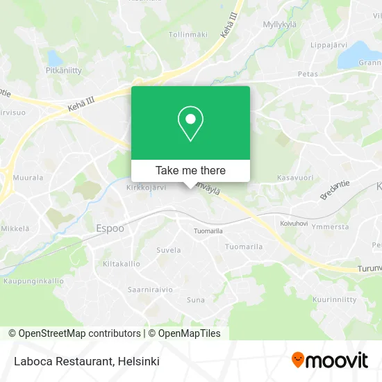 Laboca Restaurant map